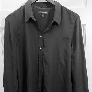 ⭐️Banana Republic, non-iron, black top LP